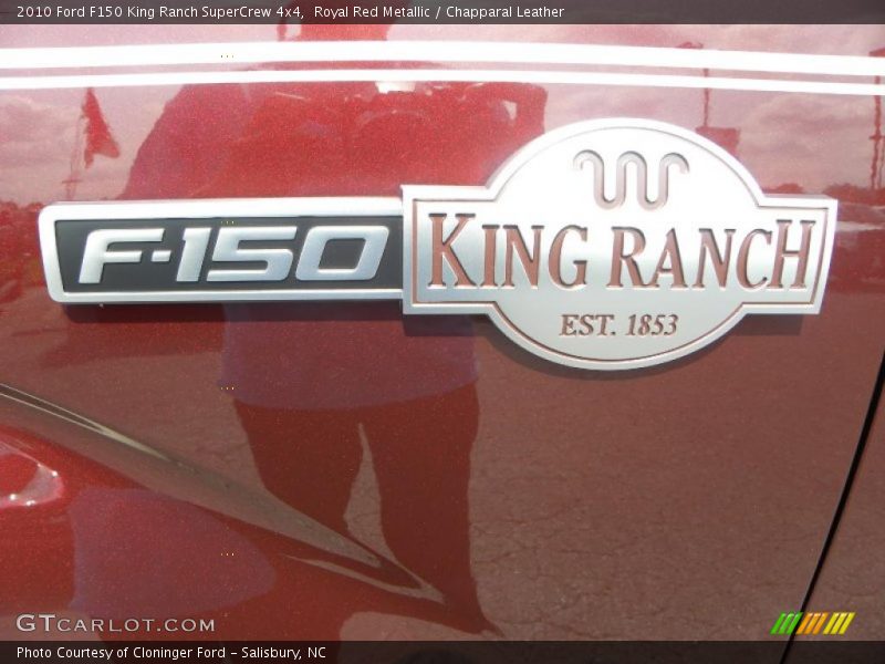 Royal Red Metallic / Chapparal Leather 2010 Ford F150 King Ranch SuperCrew 4x4