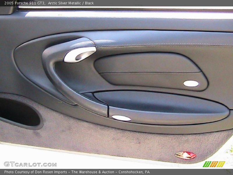 Arctic Silver Metallic / Black 2005 Porsche 911 GT3