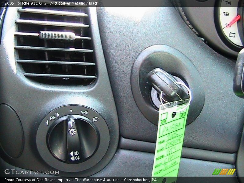 Arctic Silver Metallic / Black 2005 Porsche 911 GT3