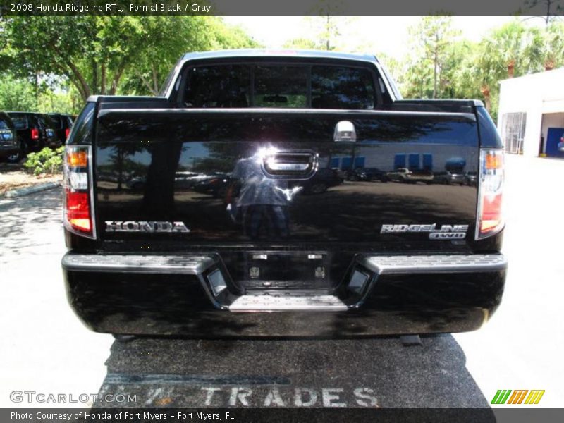 Formal Black / Gray 2008 Honda Ridgeline RTL