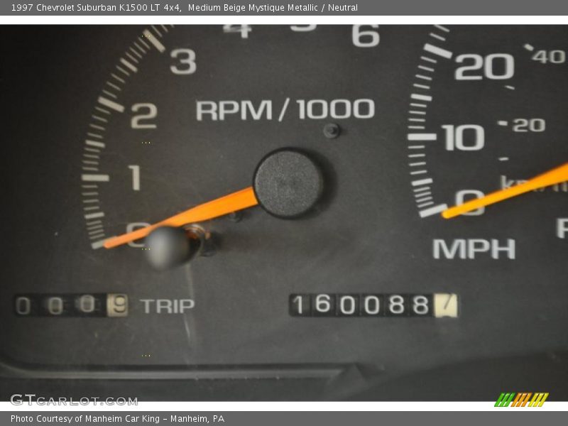 Medium Beige Mystique Metallic / Neutral 1997 Chevrolet Suburban K1500 LT 4x4