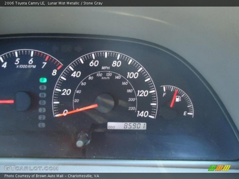 Lunar Mist Metallic / Stone Gray 2006 Toyota Camry LE