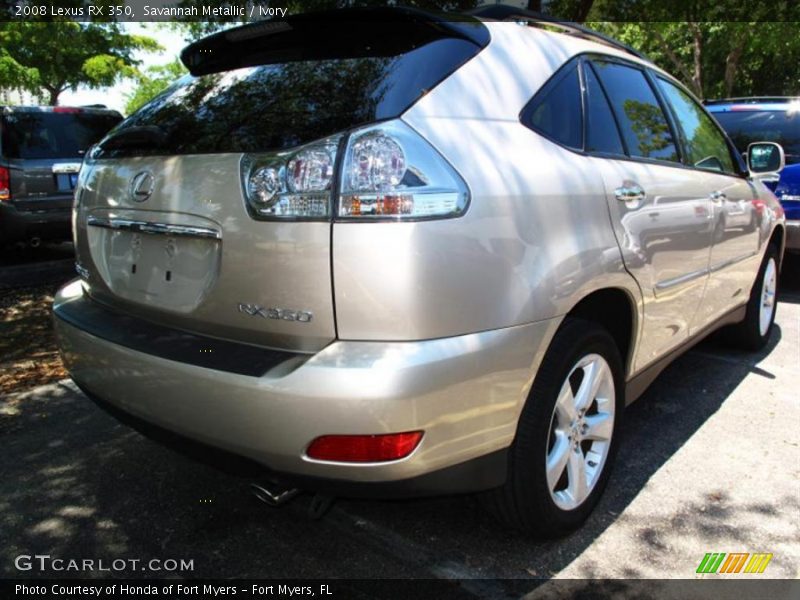 Savannah Metallic / Ivory 2008 Lexus RX 350