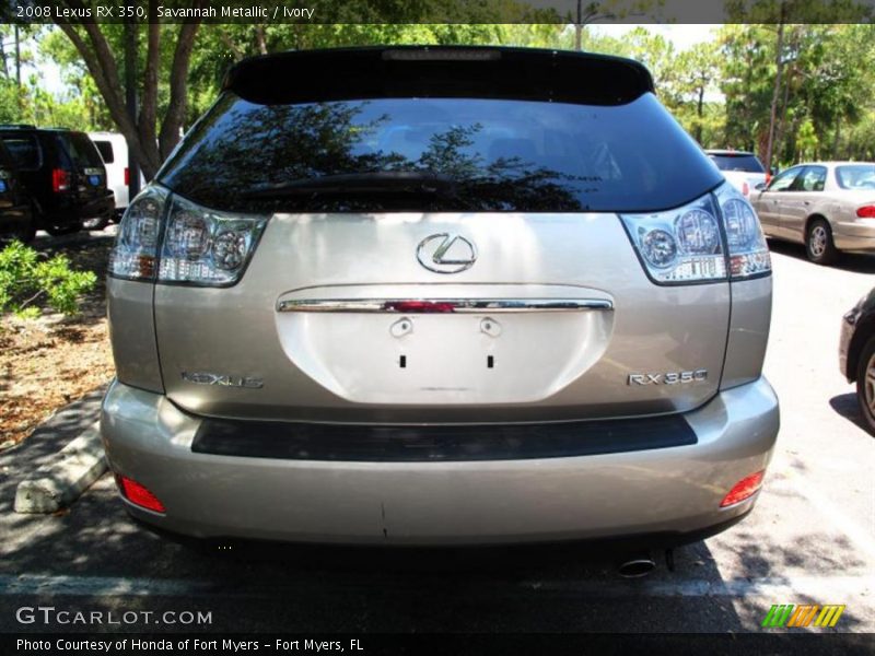 Savannah Metallic / Ivory 2008 Lexus RX 350