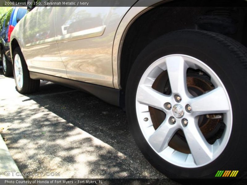 Savannah Metallic / Ivory 2008 Lexus RX 350