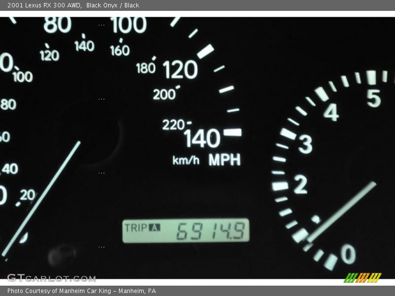 Black Onyx / Black 2001 Lexus RX 300 AWD