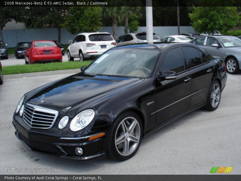 Black / Cashmere 2008 Mercedes-Benz E 63 AMG Sedan
