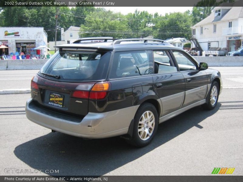 Black Granite Pearl / Gray 2002 Subaru Outback VDC Wagon