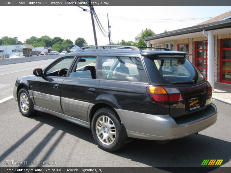 Black Granite Pearl / Gray 2002 Subaru Outback VDC Wagon