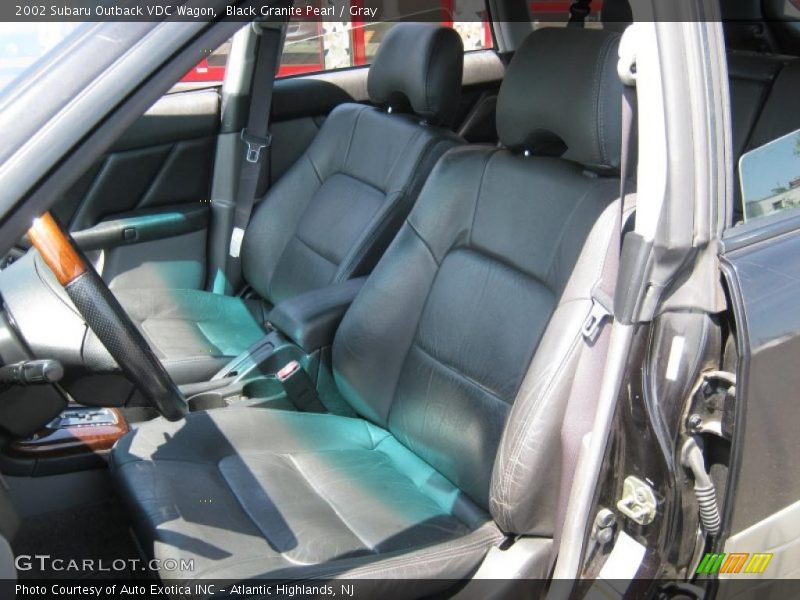 Black Granite Pearl / Gray 2002 Subaru Outback VDC Wagon