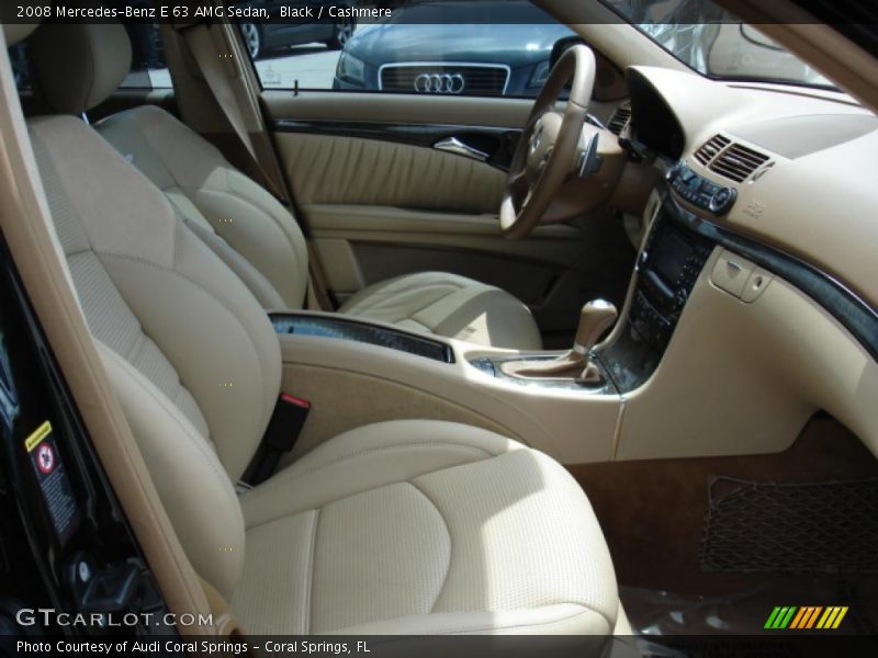 Black / Cashmere 2008 Mercedes-Benz E 63 AMG Sedan