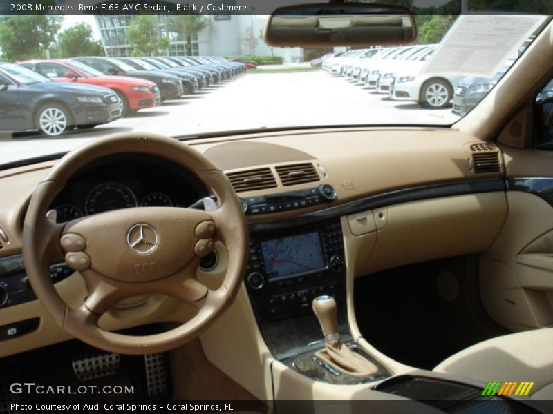 Black / Cashmere 2008 Mercedes-Benz E 63 AMG Sedan