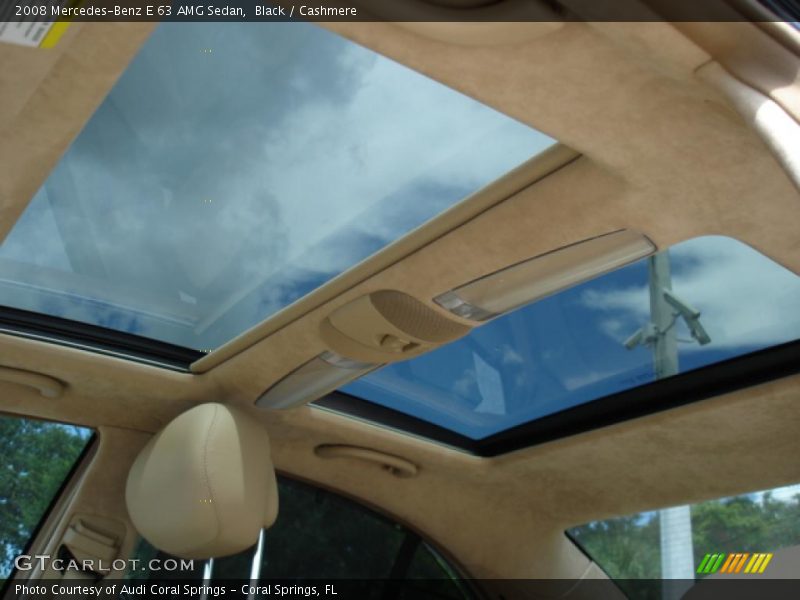 Black / Cashmere 2008 Mercedes-Benz E 63 AMG Sedan