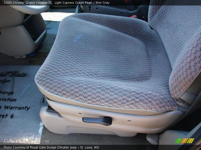 Light Cypress Green Pearl / Mist Gray 2000 Chrysler Grand Voyager SE