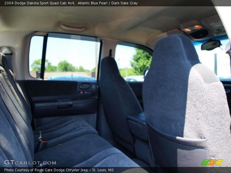 Atlantic Blue Pearl / Dark Slate Gray 2004 Dodge Dakota Sport Quad Cab 4x4