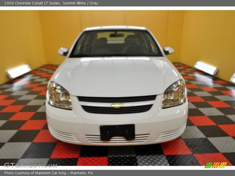Summit White / Gray 2009 Chevrolet Cobalt LT Sedan