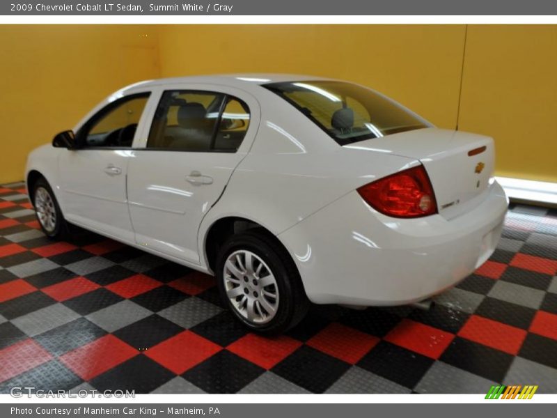Summit White / Gray 2009 Chevrolet Cobalt LT Sedan
