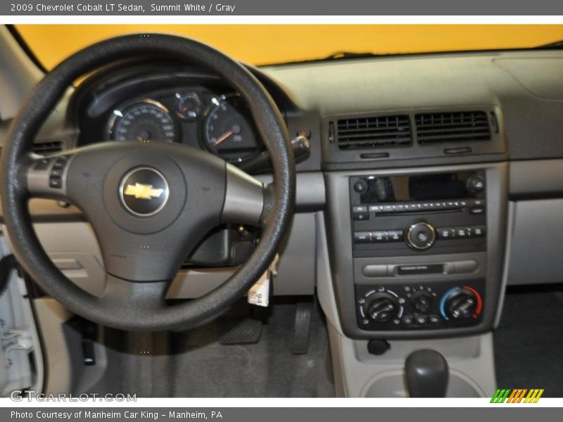 Summit White / Gray 2009 Chevrolet Cobalt LT Sedan