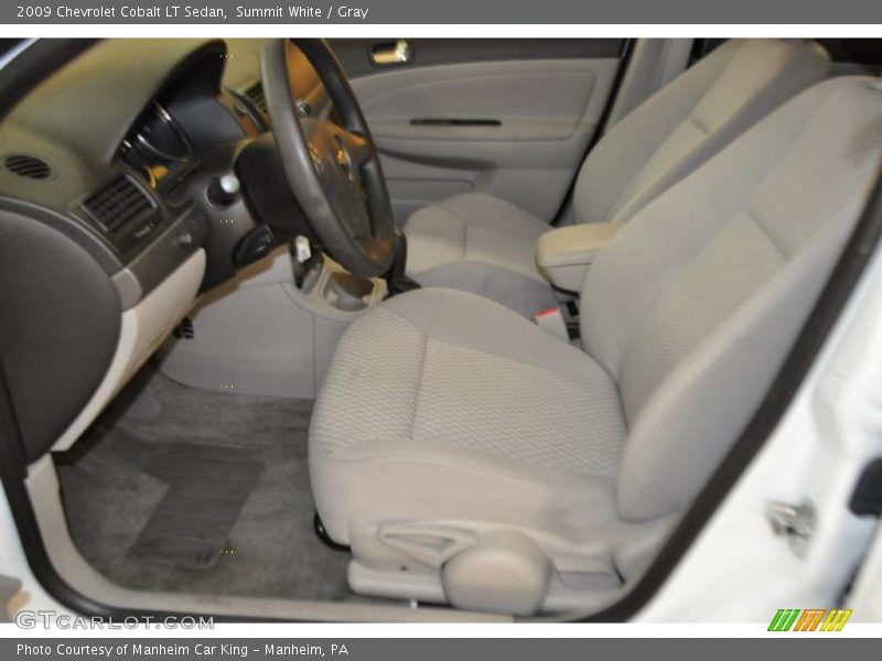 Summit White / Gray 2009 Chevrolet Cobalt LT Sedan