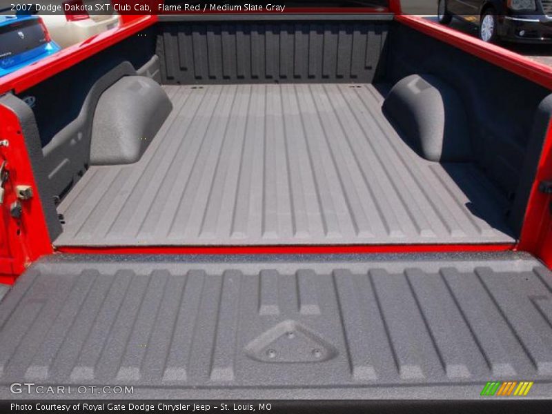 Flame Red / Medium Slate Gray 2007 Dodge Dakota SXT Club Cab