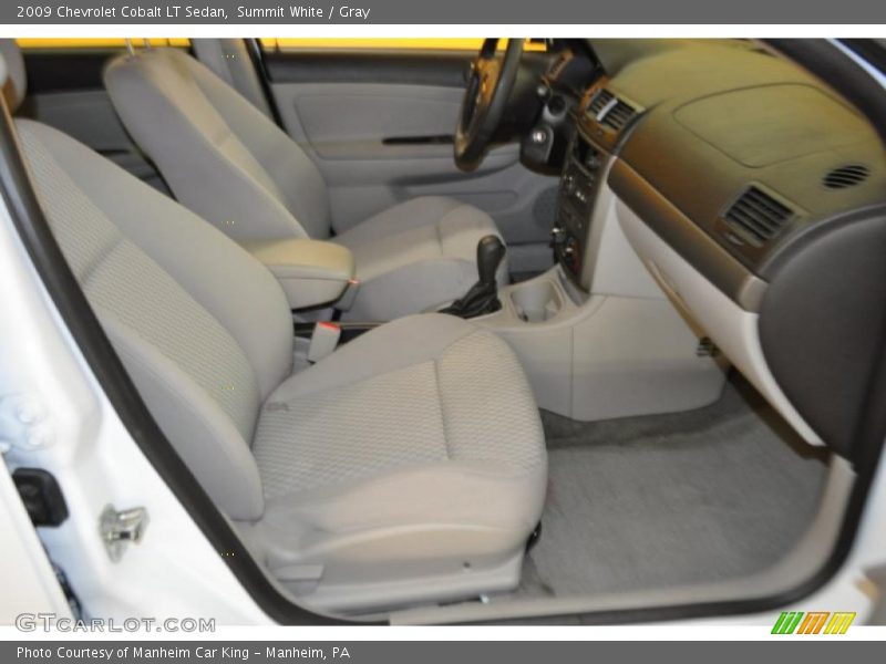 Summit White / Gray 2009 Chevrolet Cobalt LT Sedan