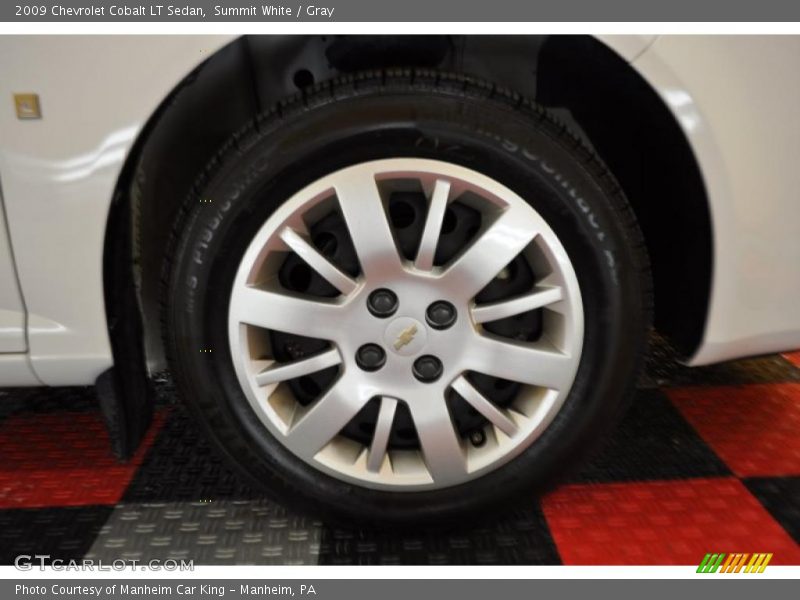 Summit White / Gray 2009 Chevrolet Cobalt LT Sedan
