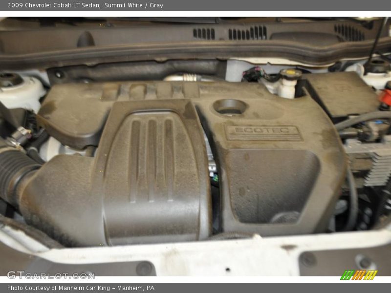 Summit White / Gray 2009 Chevrolet Cobalt LT Sedan