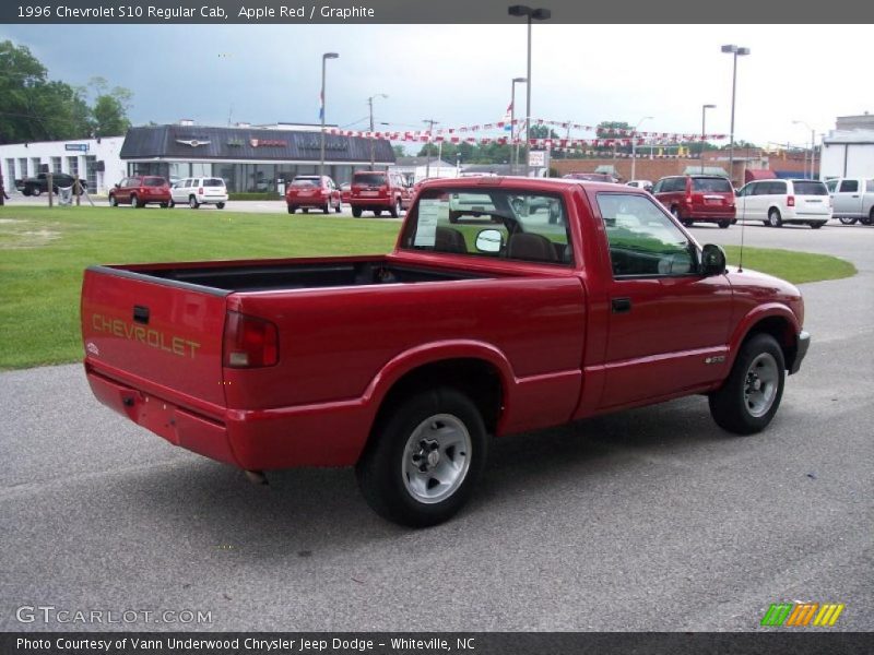 Apple Red / Graphite 1996 Chevrolet S10 Regular Cab