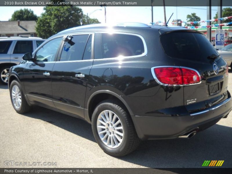 Carbon Black Metallic / Titanium/Dark Titanium 2010 Buick Enclave CXL AWD