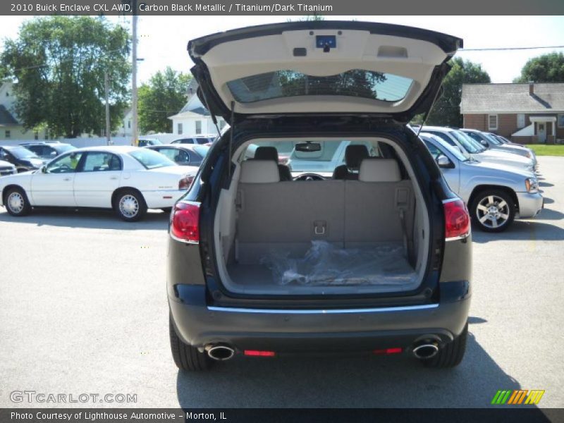 Carbon Black Metallic / Titanium/Dark Titanium 2010 Buick Enclave CXL AWD