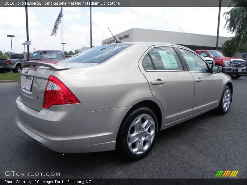 Smokestone Metallic / Medium Light Stone 2010 Ford Fusion SE