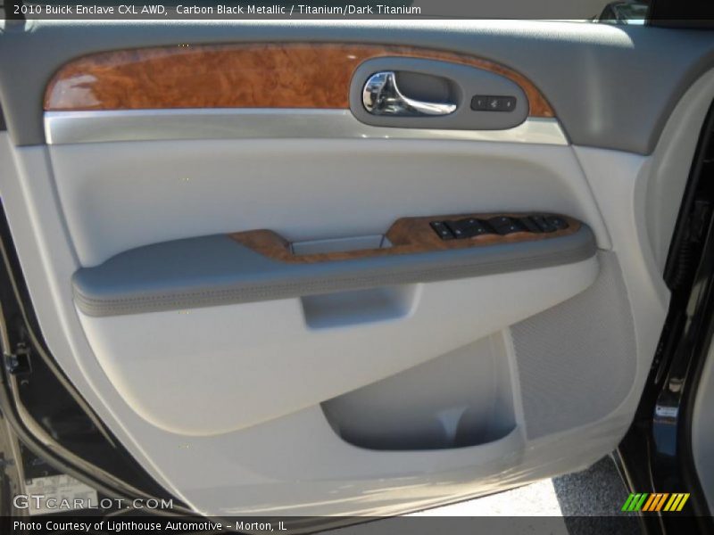 Carbon Black Metallic / Titanium/Dark Titanium 2010 Buick Enclave CXL AWD