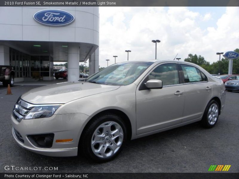 Smokestone Metallic / Medium Light Stone 2010 Ford Fusion SE