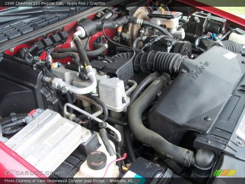 Apple Red / Graphite 1996 Chevrolet S10 Regular Cab