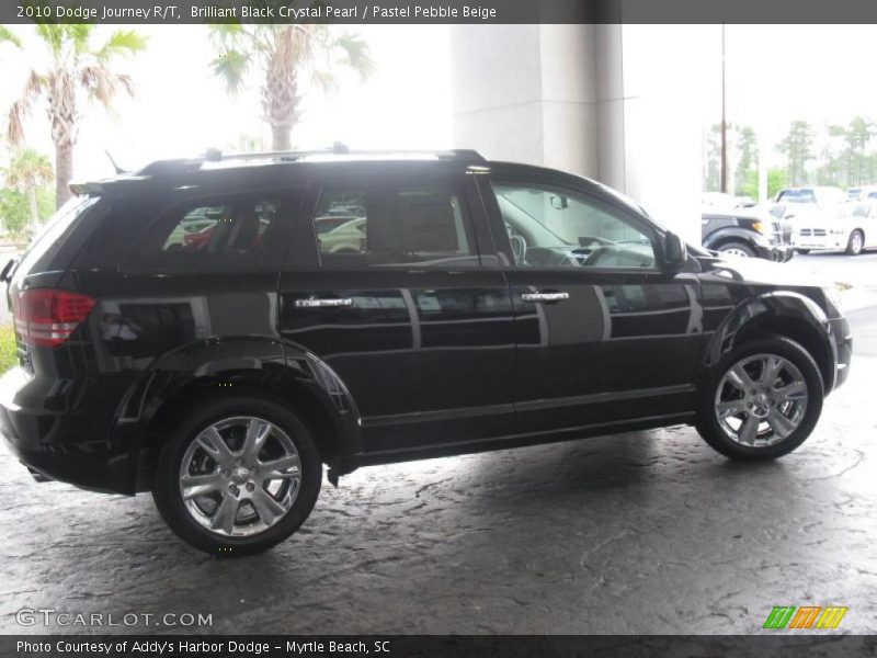 Brilliant Black Crystal Pearl / Pastel Pebble Beige 2010 Dodge Journey R/T