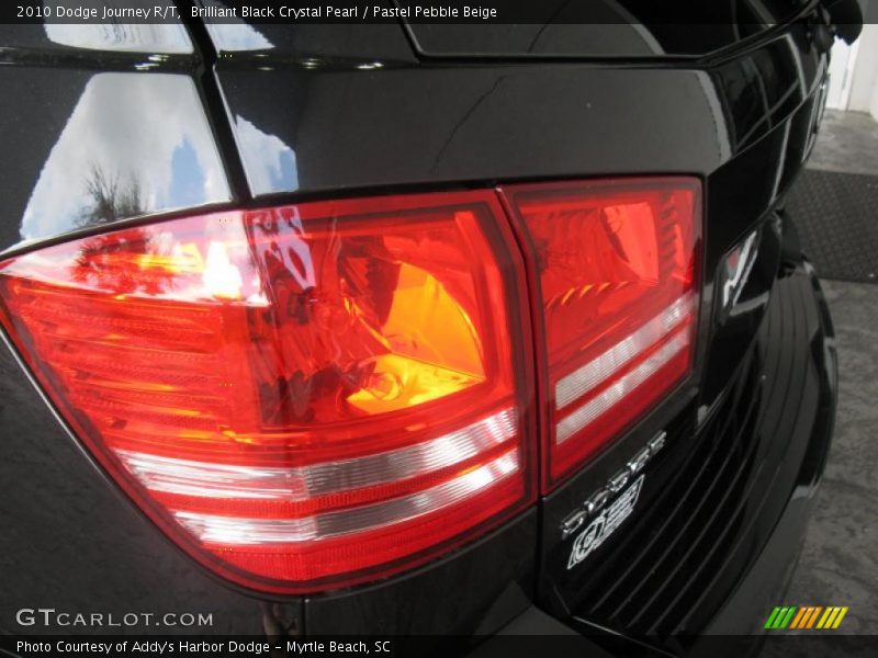 Brilliant Black Crystal Pearl / Pastel Pebble Beige 2010 Dodge Journey R/T