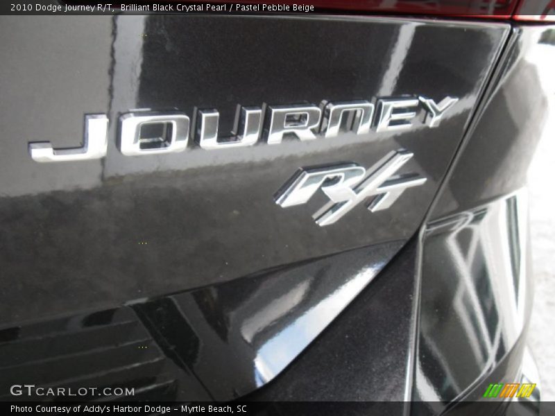 Brilliant Black Crystal Pearl / Pastel Pebble Beige 2010 Dodge Journey R/T