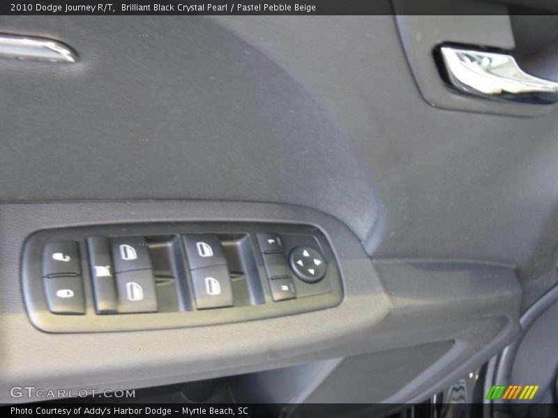 Brilliant Black Crystal Pearl / Pastel Pebble Beige 2010 Dodge Journey R/T