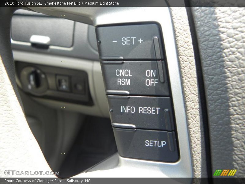Smokestone Metallic / Medium Light Stone 2010 Ford Fusion SE