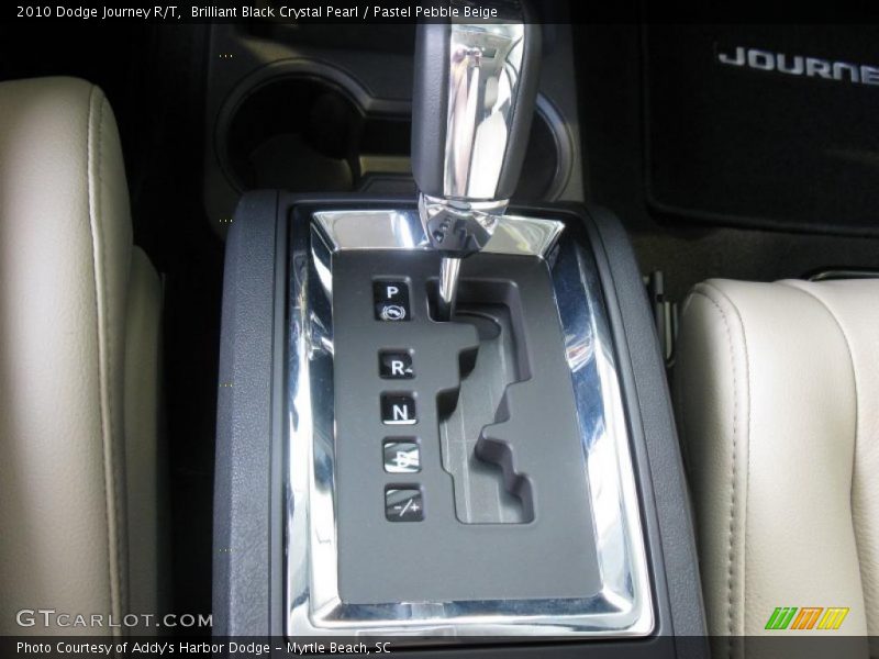 Brilliant Black Crystal Pearl / Pastel Pebble Beige 2010 Dodge Journey R/T