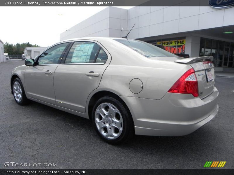 Smokestone Metallic / Medium Light Stone 2010 Ford Fusion SE