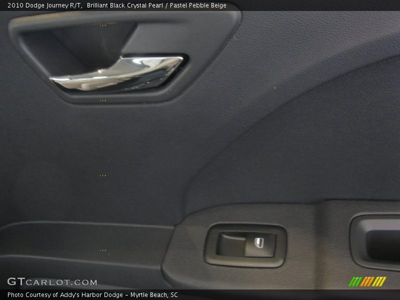 Brilliant Black Crystal Pearl / Pastel Pebble Beige 2010 Dodge Journey R/T