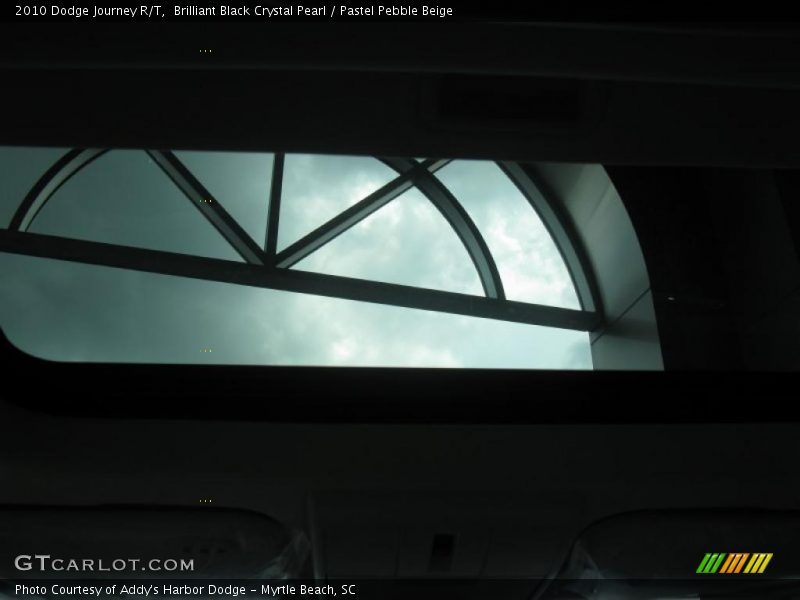 Brilliant Black Crystal Pearl / Pastel Pebble Beige 2010 Dodge Journey R/T
