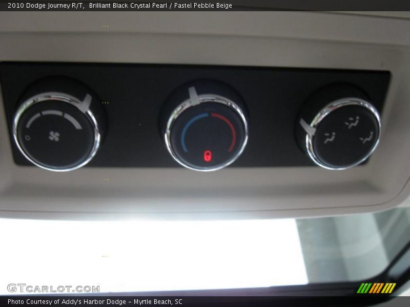 Brilliant Black Crystal Pearl / Pastel Pebble Beige 2010 Dodge Journey R/T