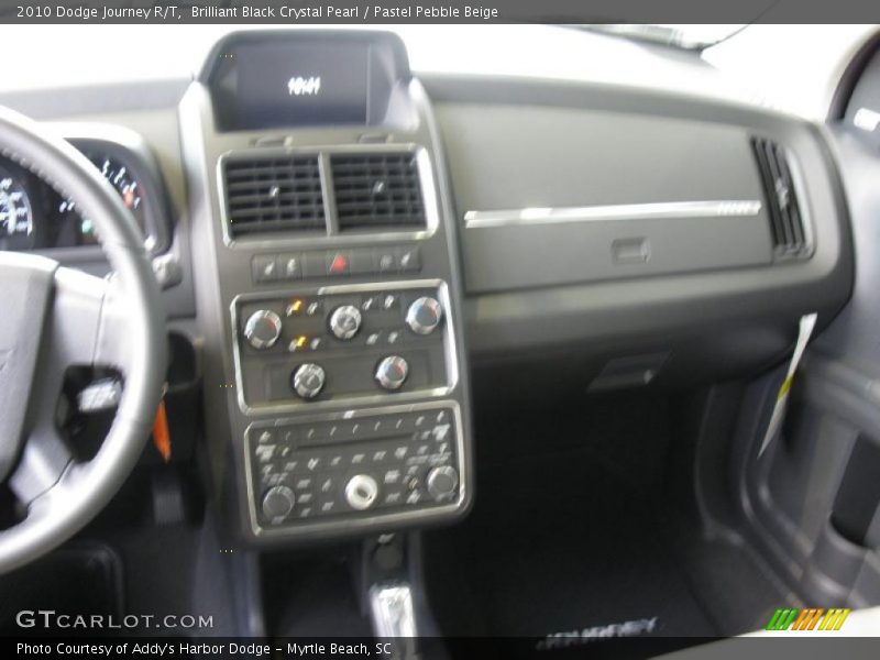 Brilliant Black Crystal Pearl / Pastel Pebble Beige 2010 Dodge Journey R/T