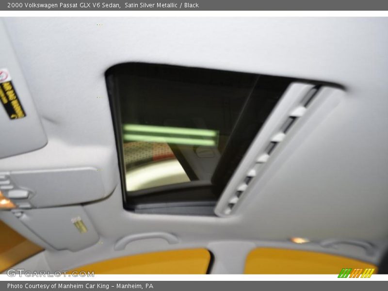 Satin Silver Metallic / Black 2000 Volkswagen Passat GLX V6 Sedan