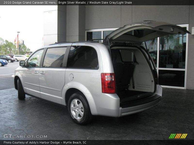 Bright Silver Metallic / Medium Slate Gray/Light Shale 2010 Dodge Grand Caravan SE Hero