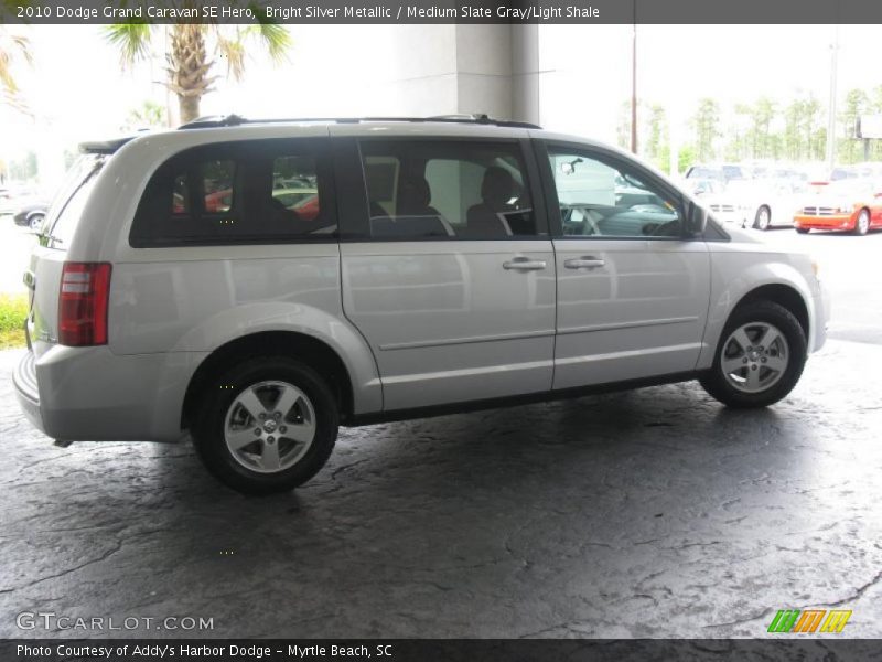 Bright Silver Metallic / Medium Slate Gray/Light Shale 2010 Dodge Grand Caravan SE Hero