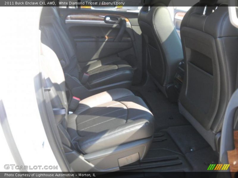White Diamond Tricoat / Ebony/Ebony 2011 Buick Enclave CXL AWD