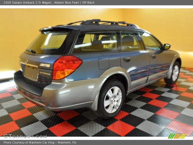 Atlantic Blue Pearl / Off Black 2005 Subaru Outback 2.5i Wagon